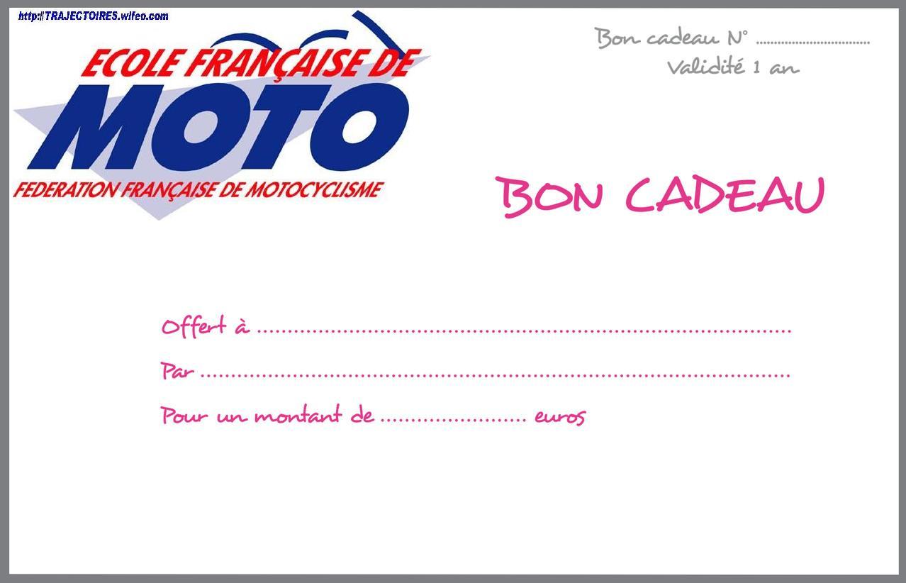 Bon Cadeau Moto